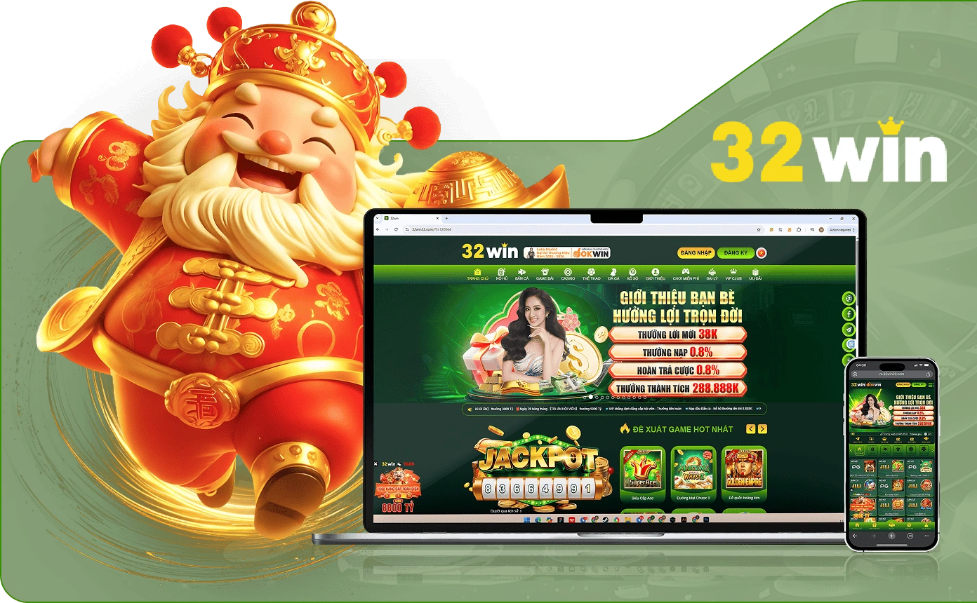 Dịch vụ ứng dụng 32Win trên điện thoại